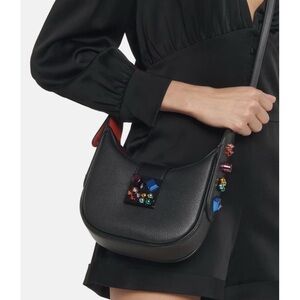 🔥 Christian Louboutin Carasky Embellished Mini Shoulder/Crossbody Bag